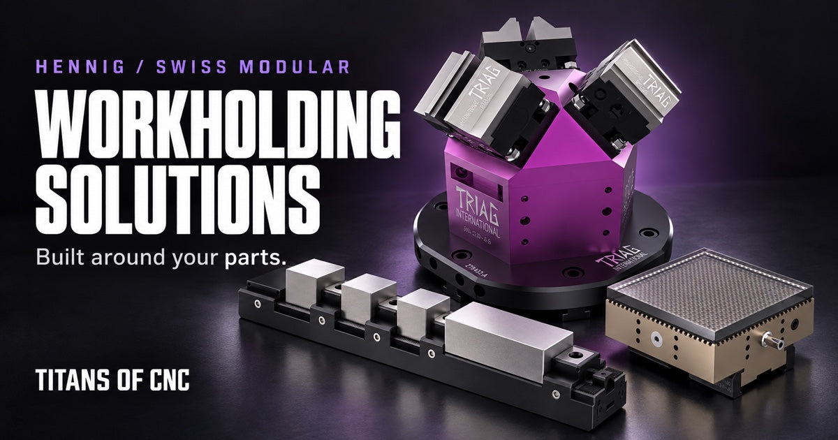 Swiss Modular triCENTRO Sputnik multi-face workholding assembly