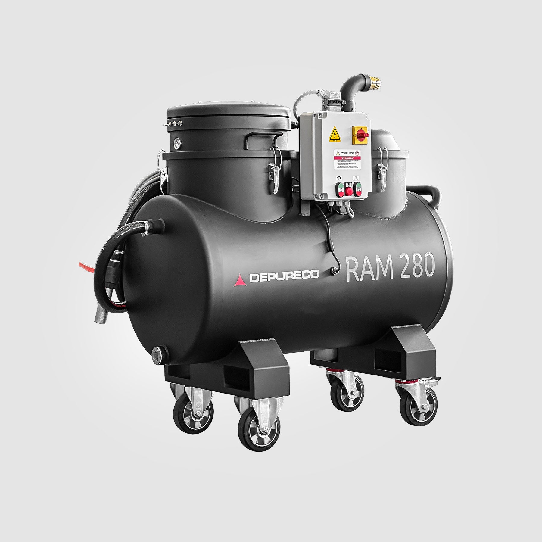 Chip & Coolant Evacuation Made Simple with the RAM 280 MP Industrial Vacuum