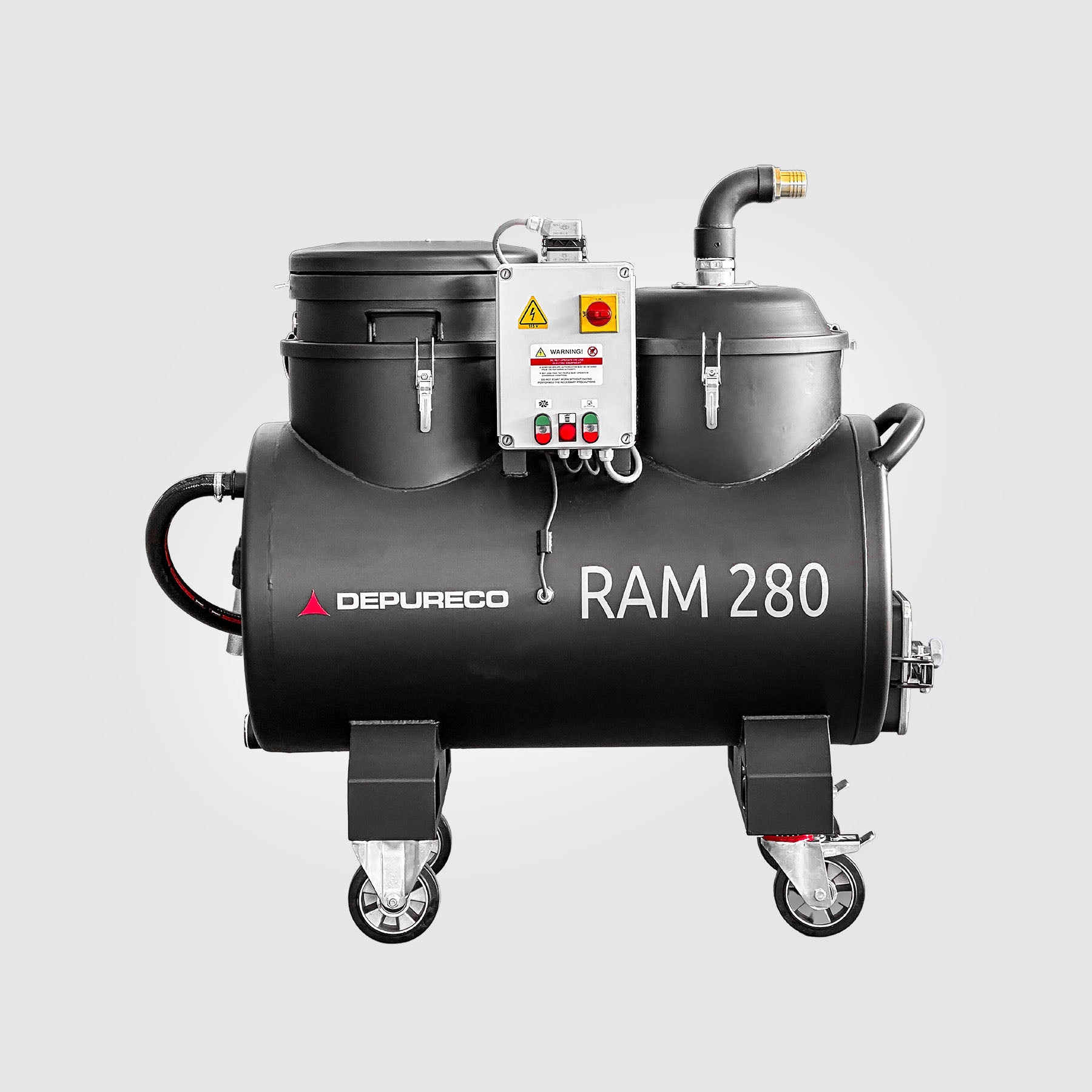 Chip & Coolant Evacuation Made Simple with the RAM 280 MP Industrial Vacuum