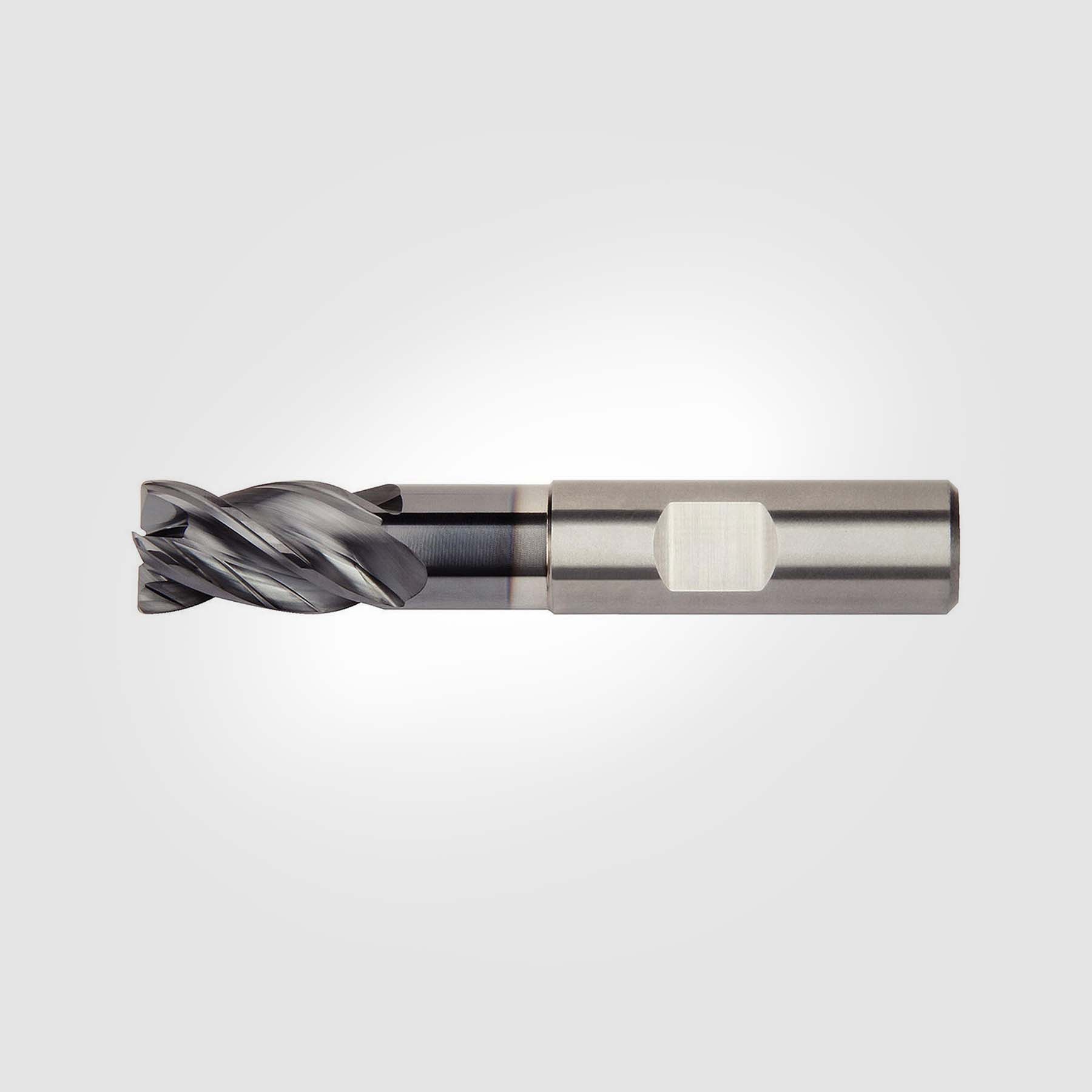 HARVI I TE 3/4" x 3/4" x 1" x 4 1/2" 4-FLUTE SOLID CARBIDE NECKED ENDMILL 6767868