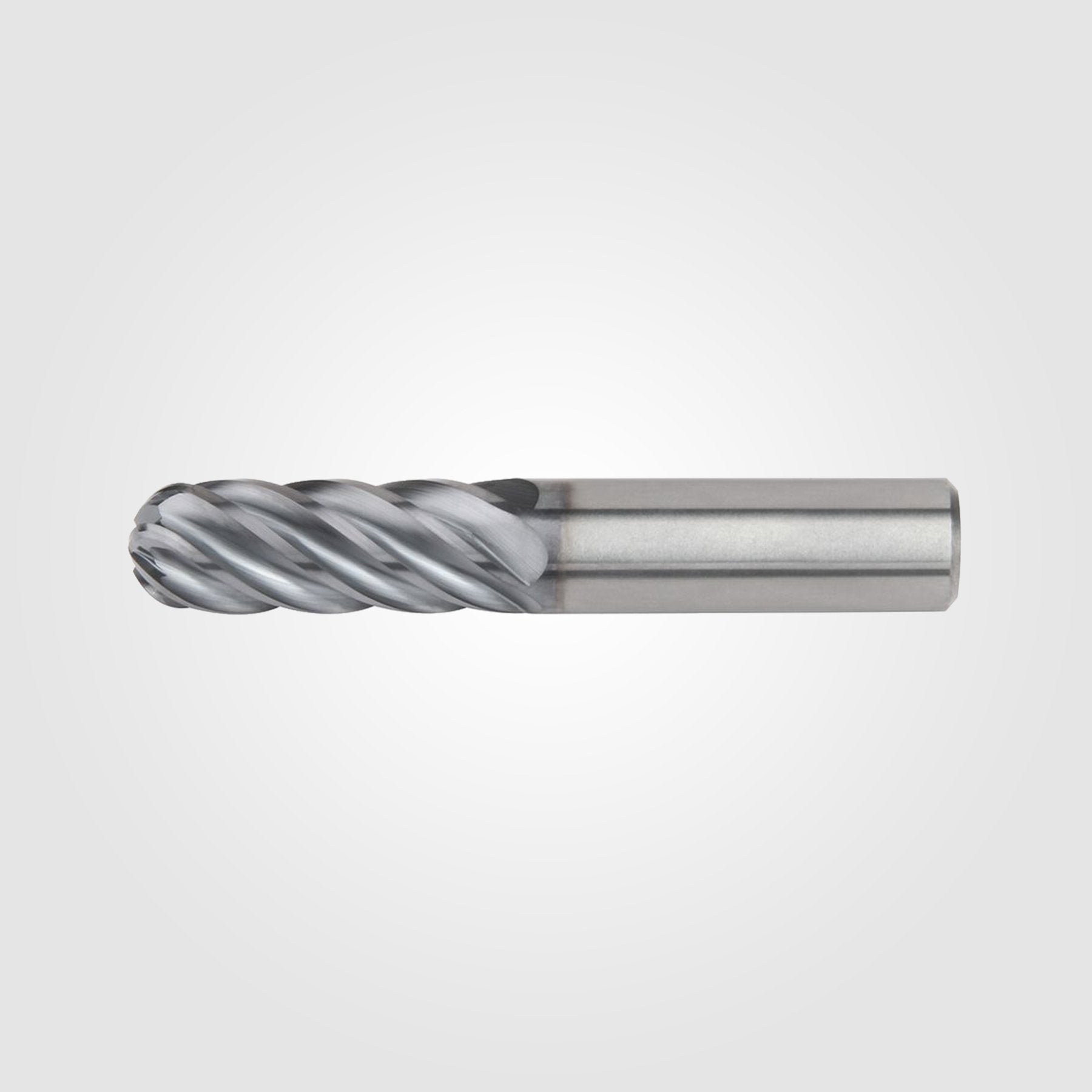 HARVI III (BALL NOSE) 1" x 1" x 1 1/2" x 4" 6-FLUTE SOLID CARBIDE ENDMILL 5607209