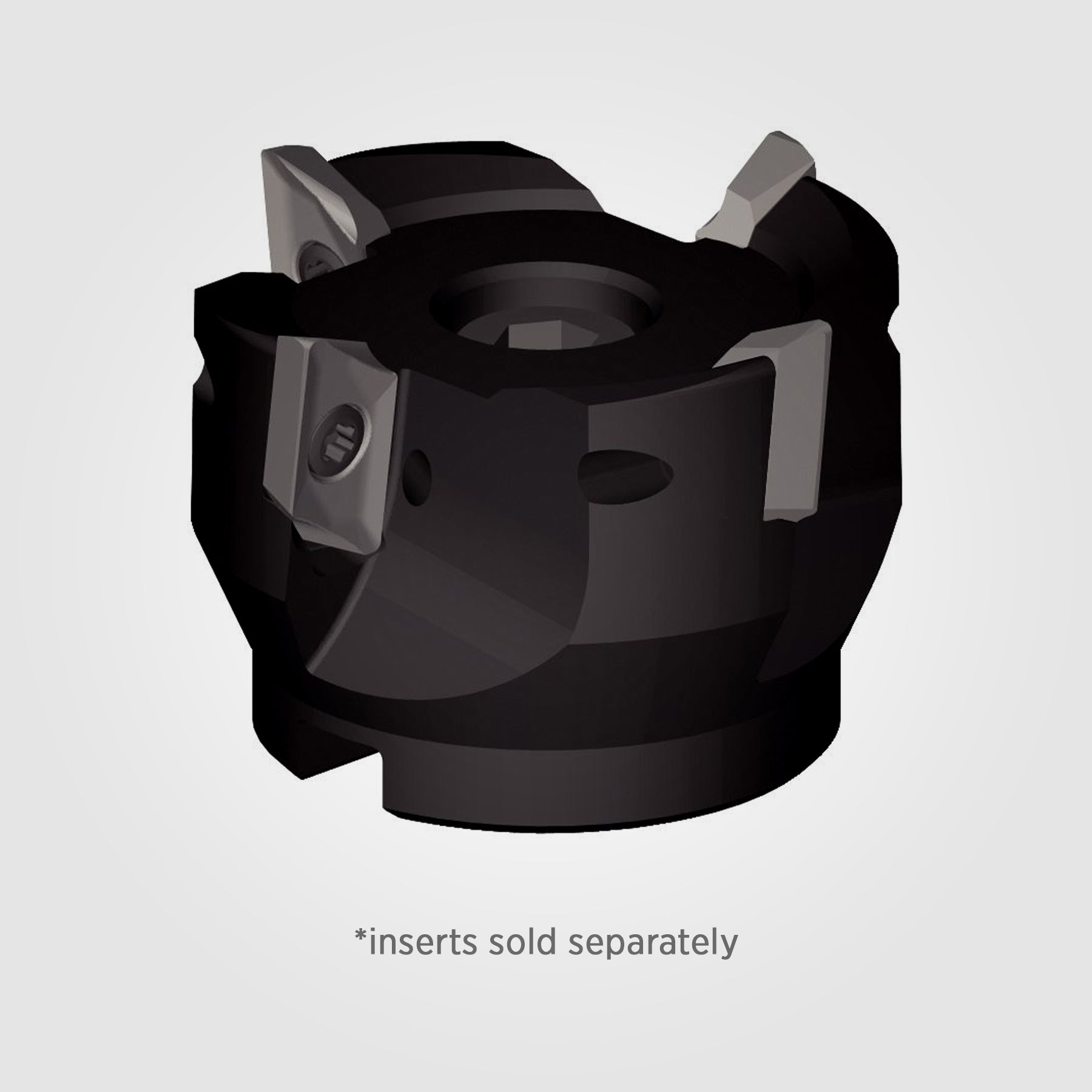 5720 ALUMINUM Shell Mill 3" Dia with 4 Flutes 5673338