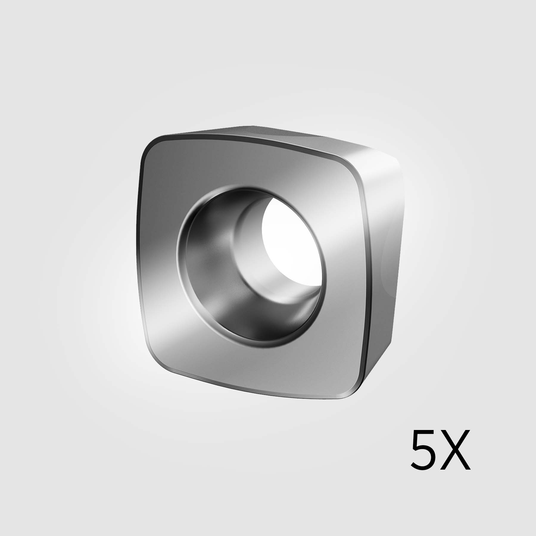KCPK30 Carbide Inserts Light Duty in Stainless Steel CR 0.039" / 1.000mm (5-PACK) 6187512