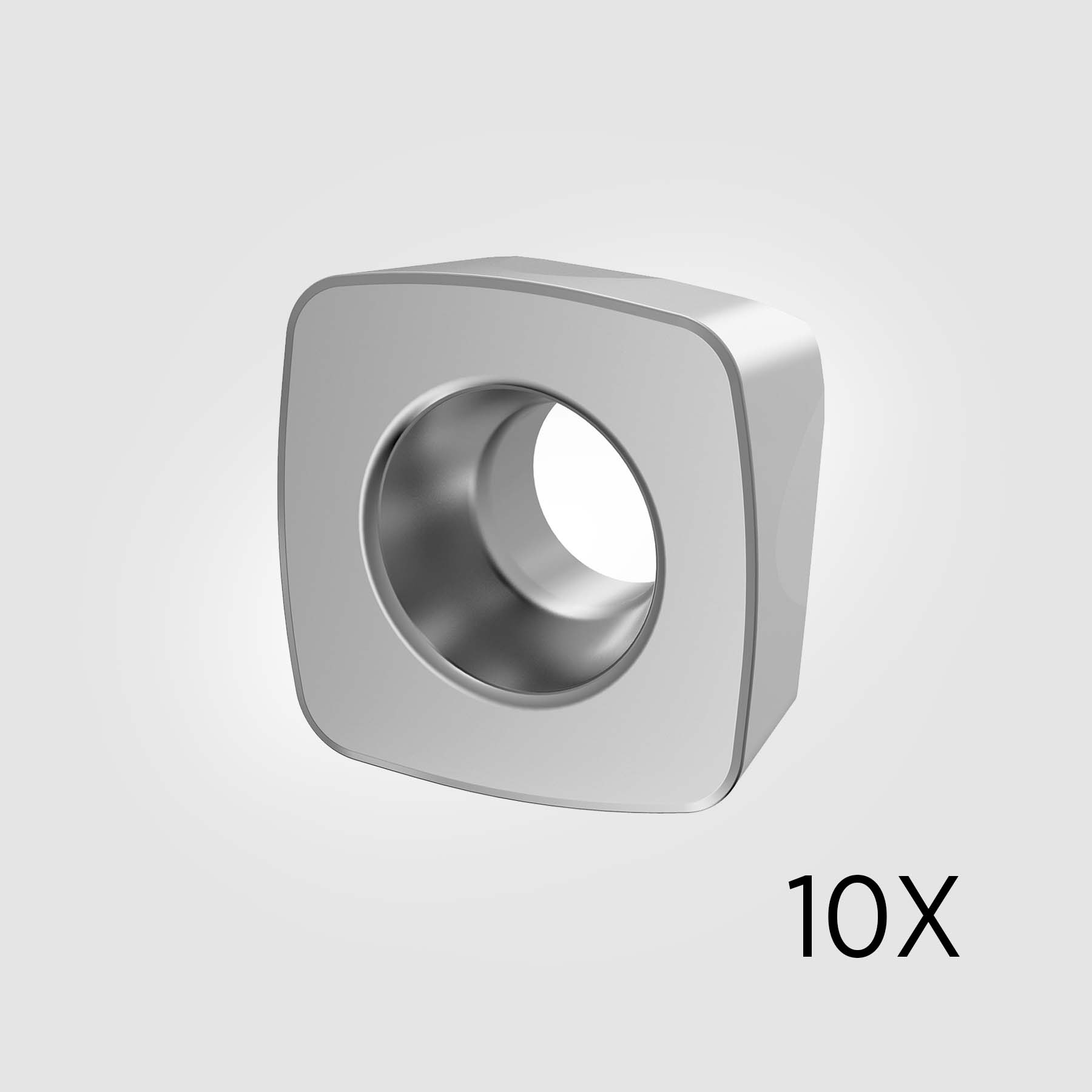 KCPM40 Carbide Inserts Heavy Duty in High-Temp Alloys CR 0.039" / 1.000mm (10-PACK) 6187511