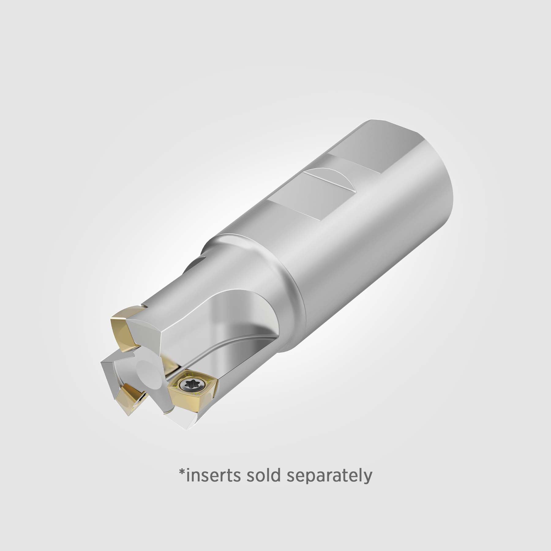 7792VXD-IC09 High-Feed End Mill 32mm Max Cut Dia with 3-Flutes 5658074