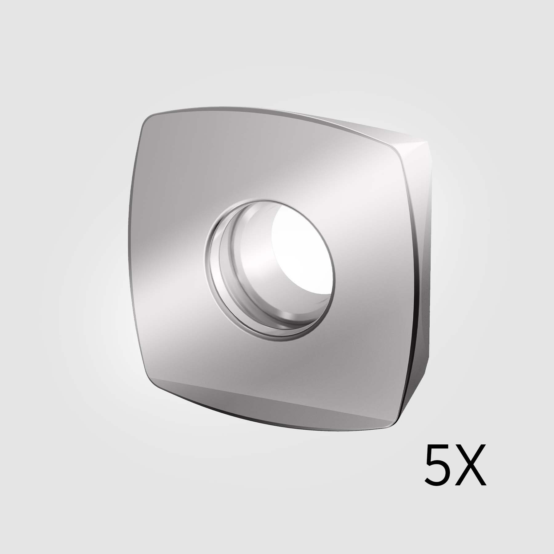 KC522M Carbide Inserts General Duty in High-Temp Alloys CR 0.079" / 2.000mm (5-PACK) 6187717