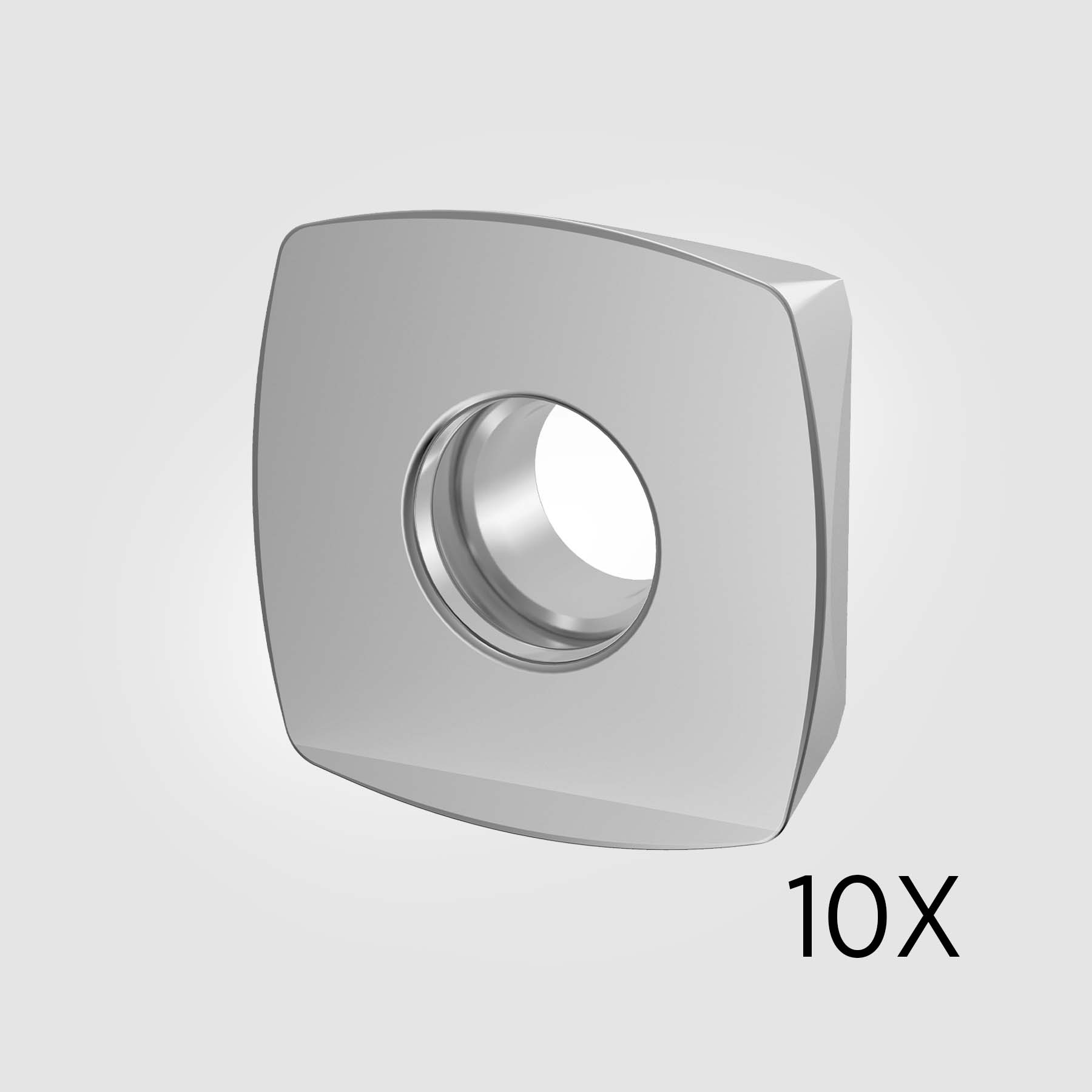 KCPM40 Carbide Inserts Heavy Duty in High-Temp Alloys CR 0.079" / 2.000mm (10-PACK) 6187714