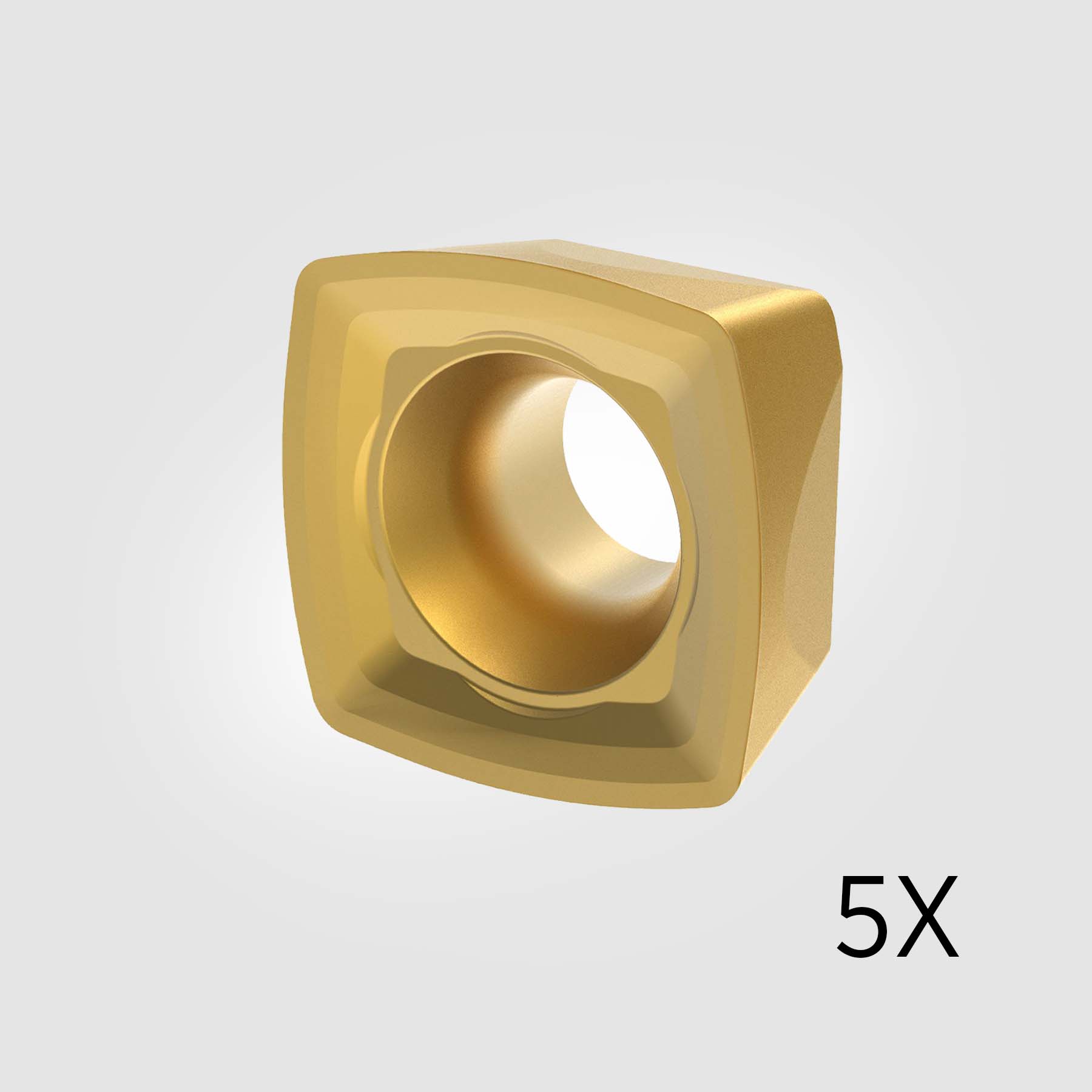 KCSM40 Carbide Inserts Heavy Duty in High-Temp Alloys CR 0.031" / 0.800mm (5-PACK) 6185921