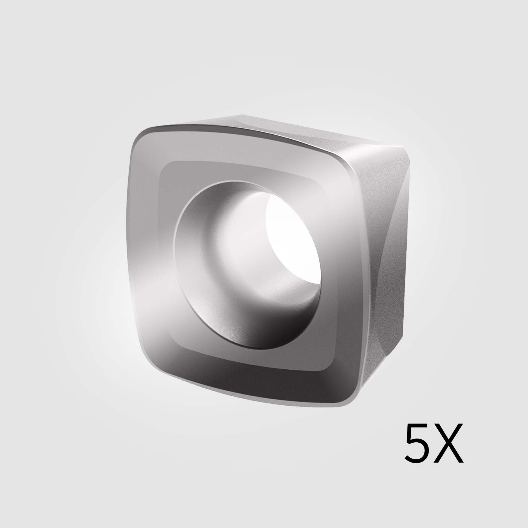 KC522M Carbide Inserts Light Duty in High-Temp Alloys CR 0.047" / 1.200mm (5-PACK) 6191645