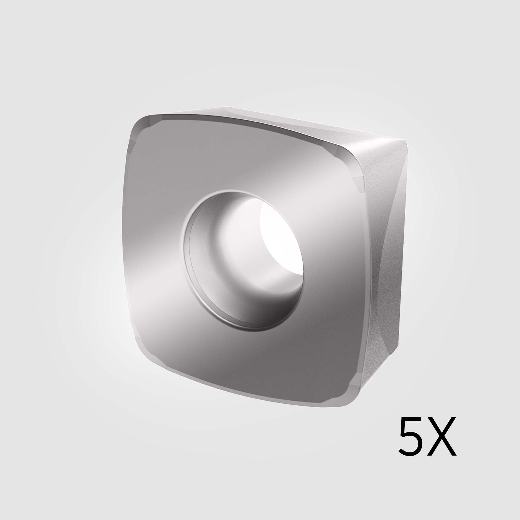 KC510M Carbide Inserts Light Duty in Non-Ferrous Materials CR 0.058" / 1.500mm (5-PACK) 6033258
