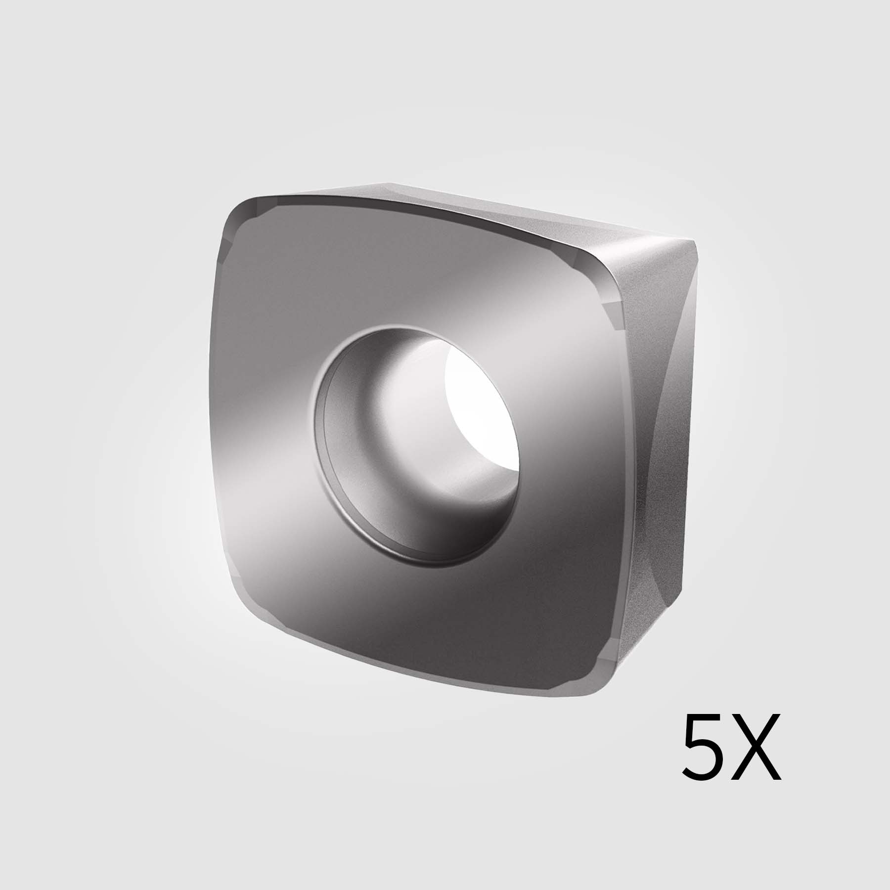 KC522M Carbide Inserts General Duty in High-Temp Alloys CR 0.058" / 1.500mm (5-PACK) 6033256