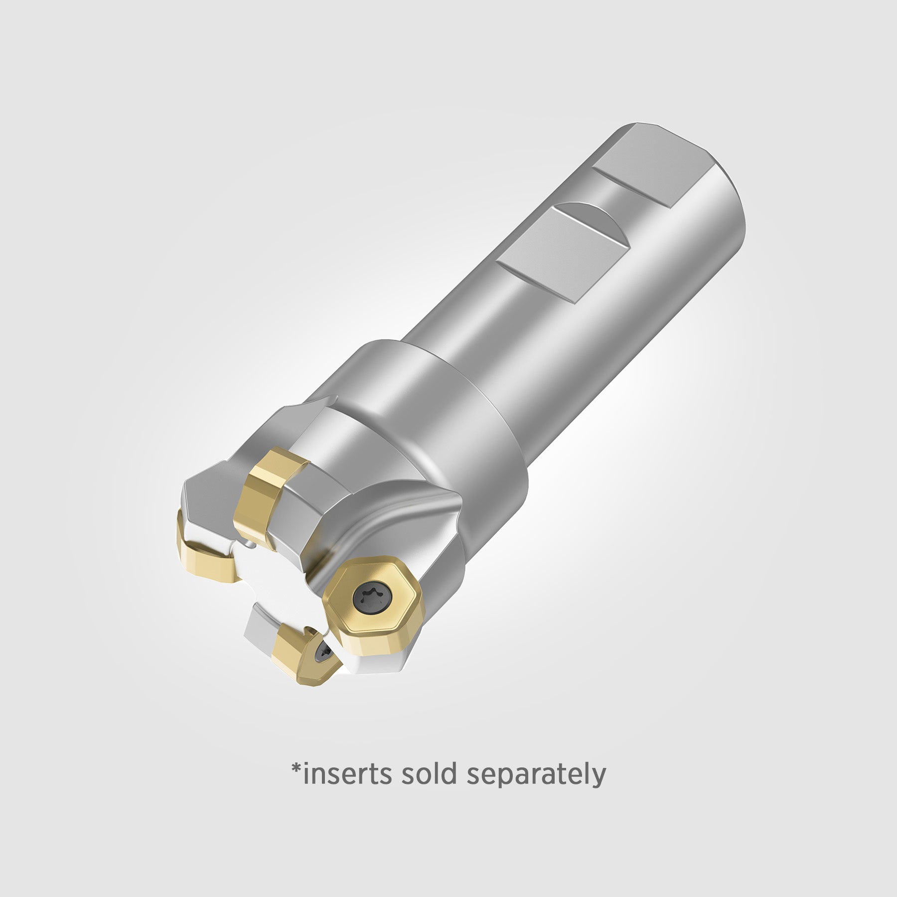 Dodeka Mini 45° Weldon End Mill 1.25" Dia with 4 Flutes 4130517