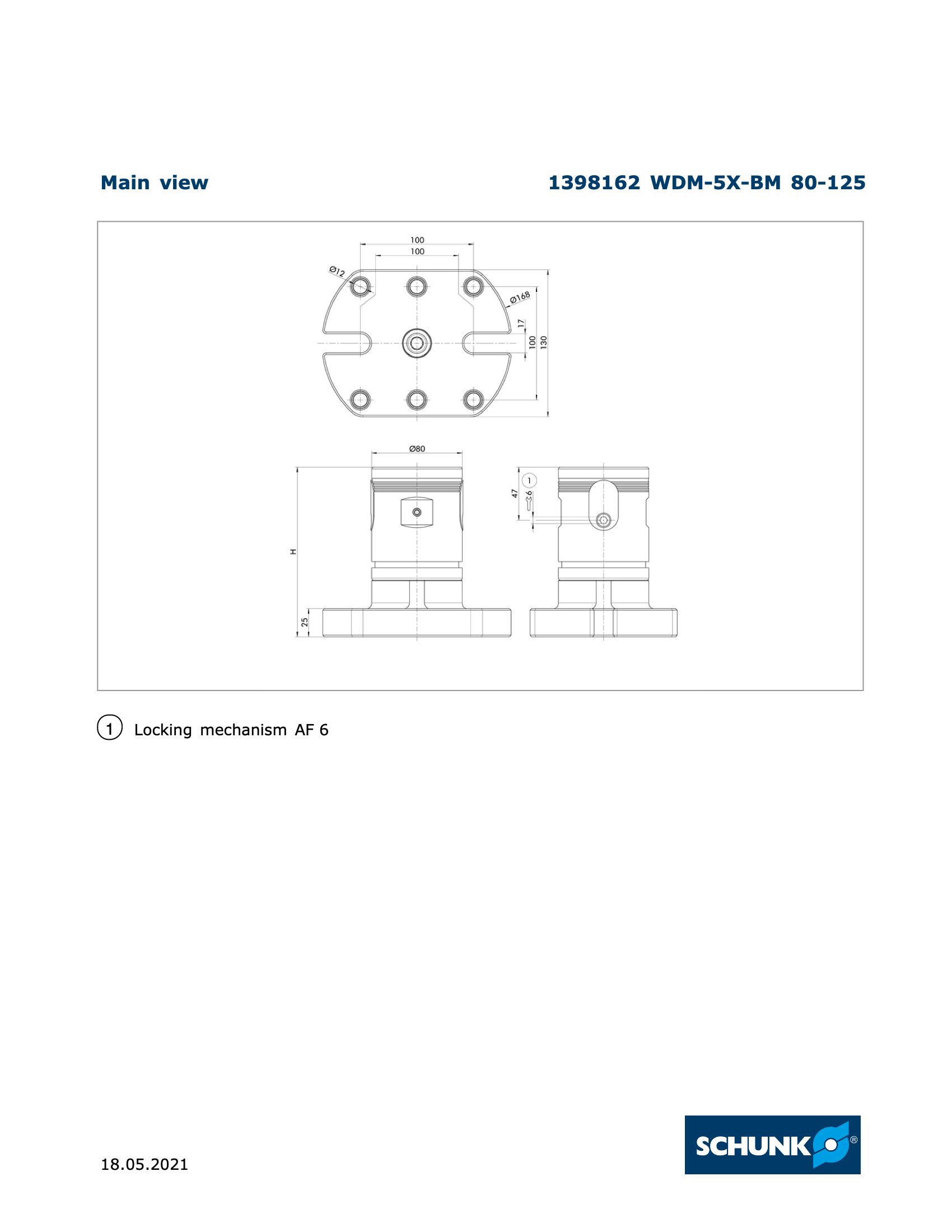 VERO-S WDM-5X-BM Direct Clamping System