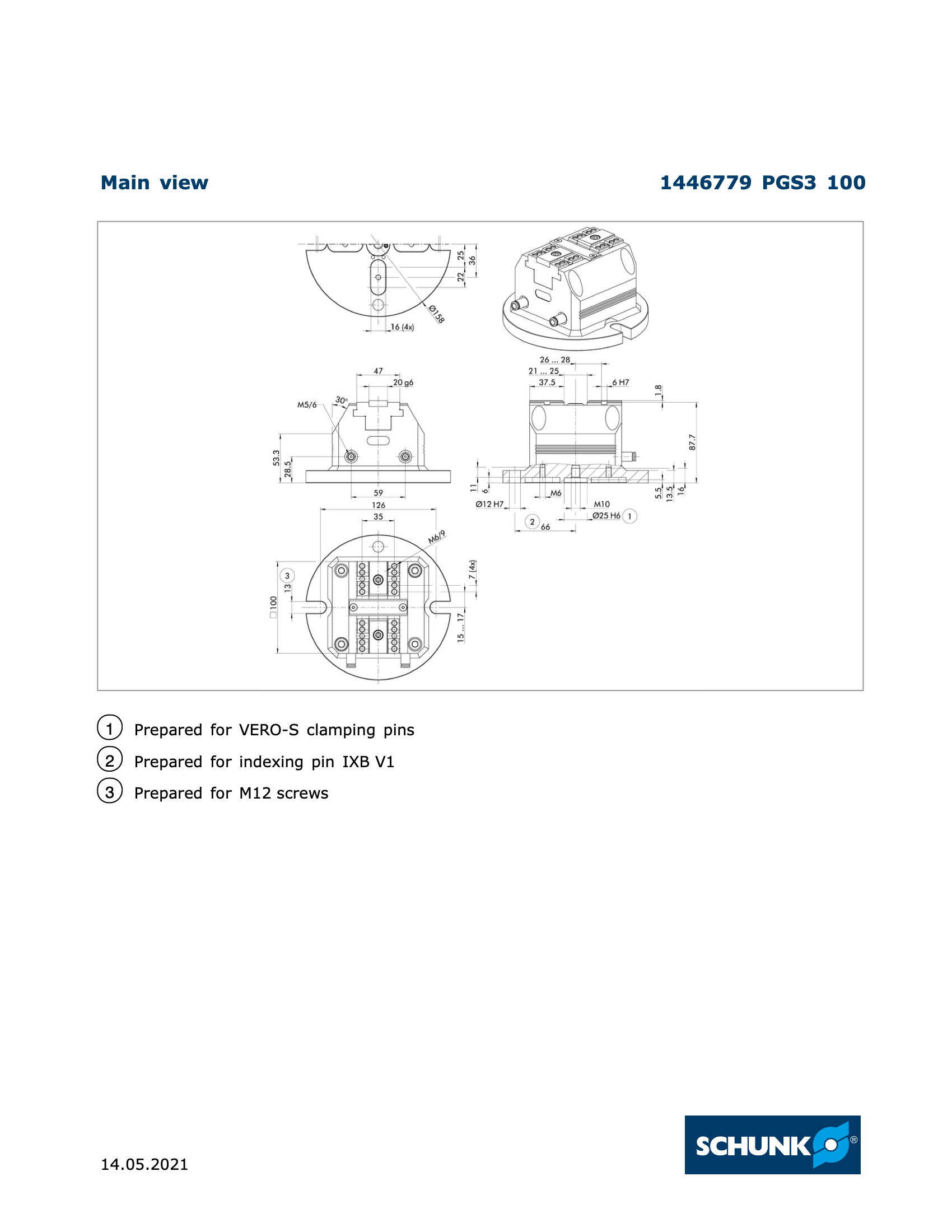 Tandem PGS3 Pneumatic Automated Vise