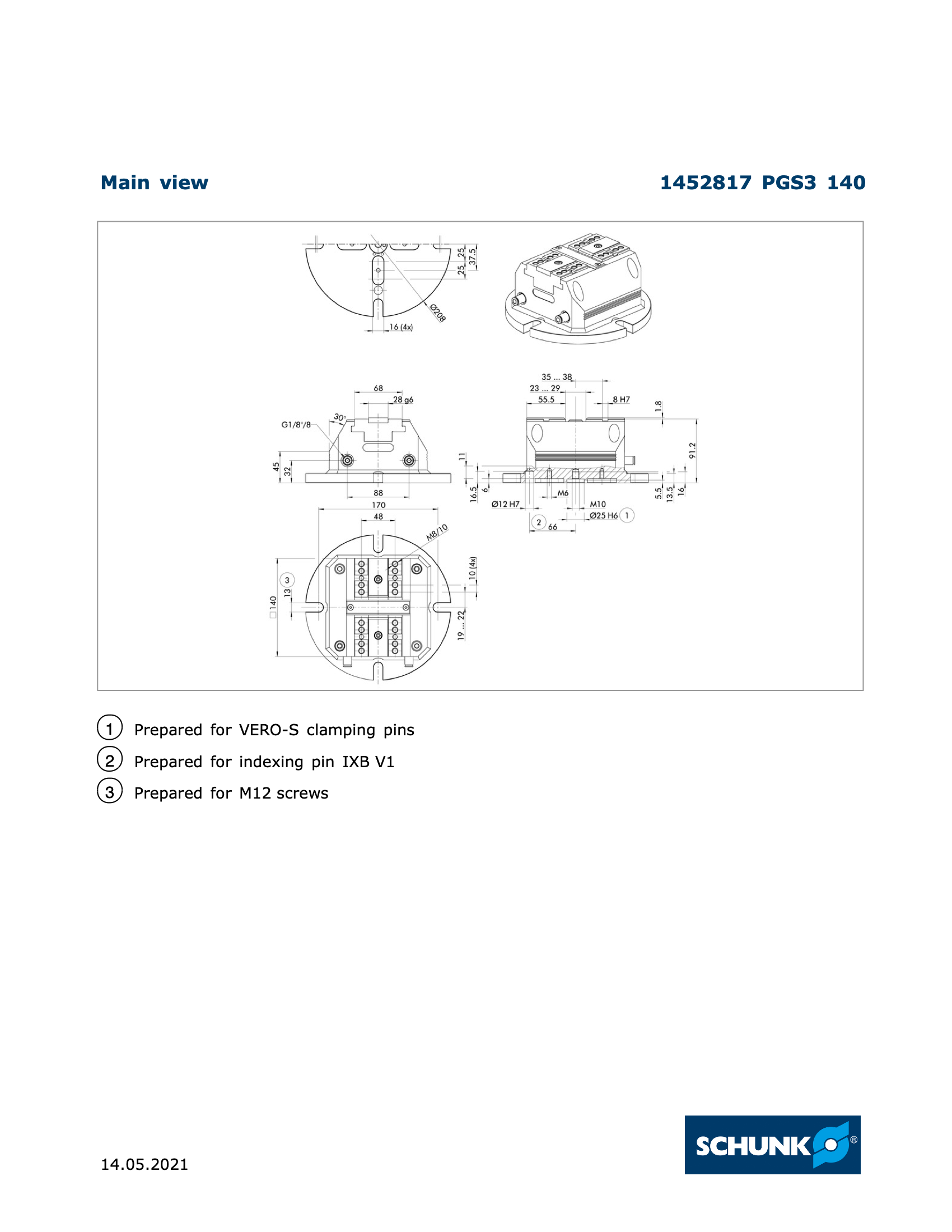 Tandem PGS3 Pneumatic Automated Vise