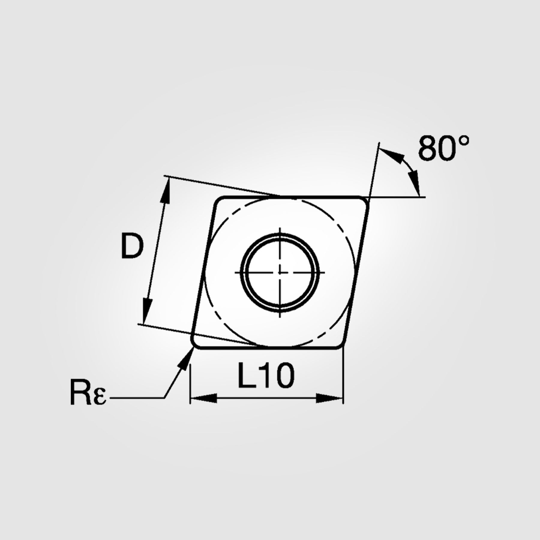 KENGold KCP25C Inserts CNMG432 Roughing Negative CR 0.0312" (5-PACK) 7026599