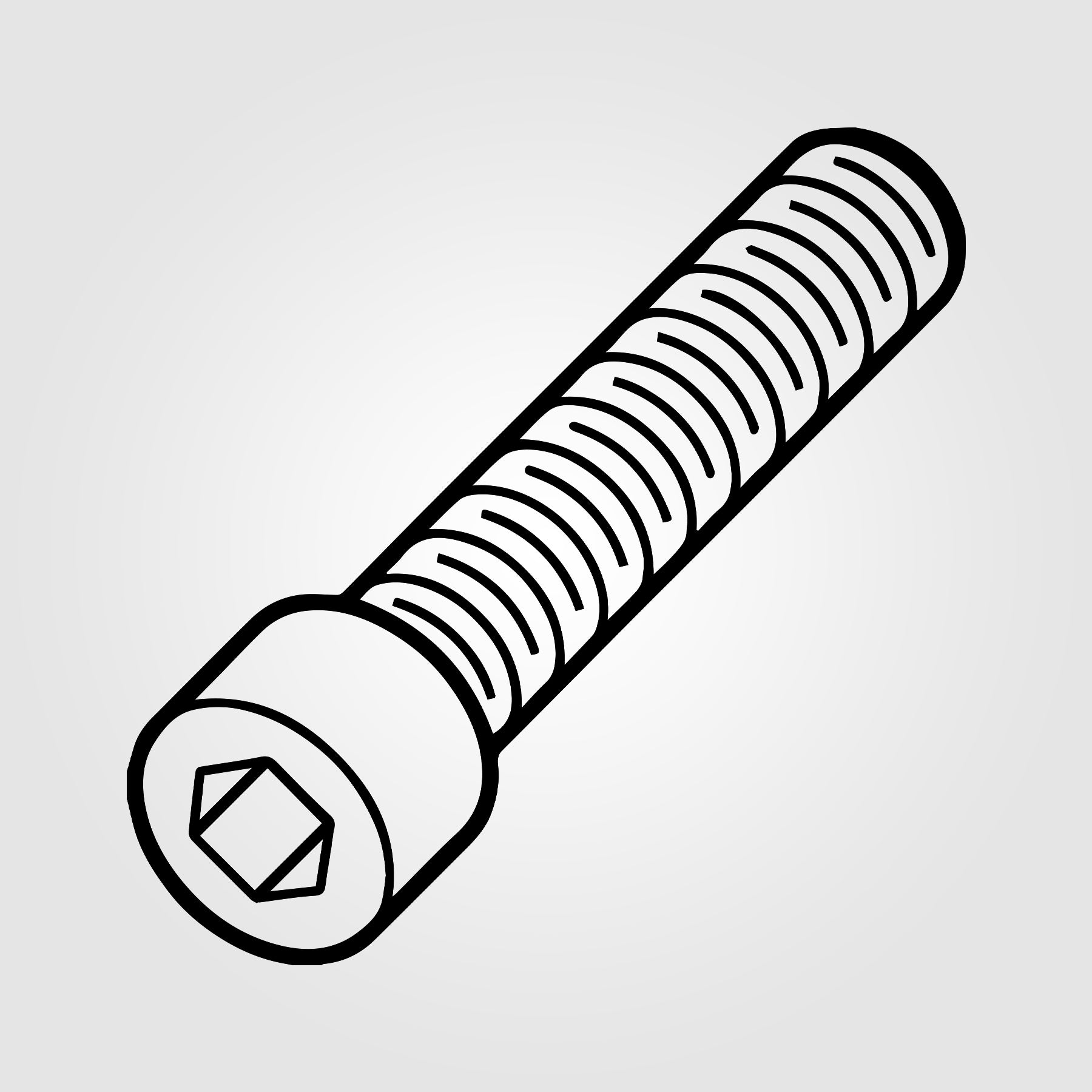 3/8-24" x 1" SOCKET-HEAD CAP SCREW for 5720 ALUMINUM INDEXABLE MILLS 5671374