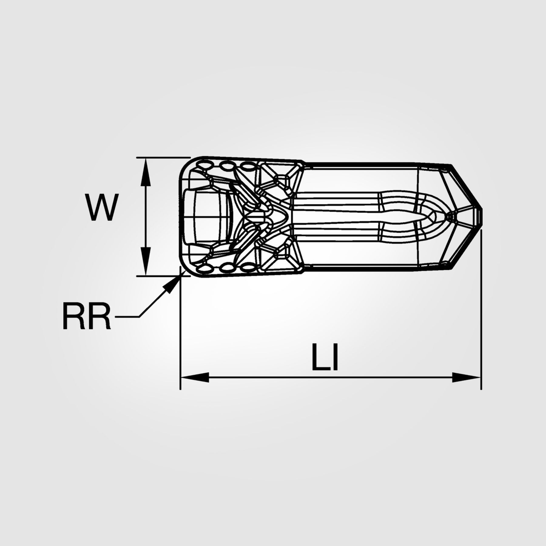 Beyond™ Evolution™ Grooving Insert (10-Pack) | GUP Geometry | Precision Ground | Metric | 7096846