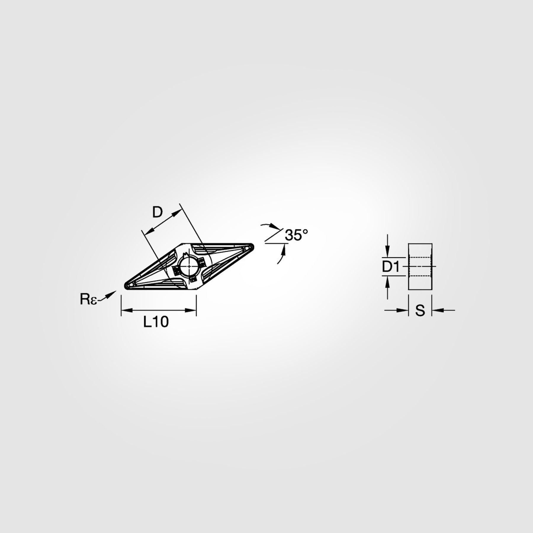 Kenloc Negative Inserts (5-Pack) | VNMG-MP | VNMG332MP KCU10B | PROMO 7153923