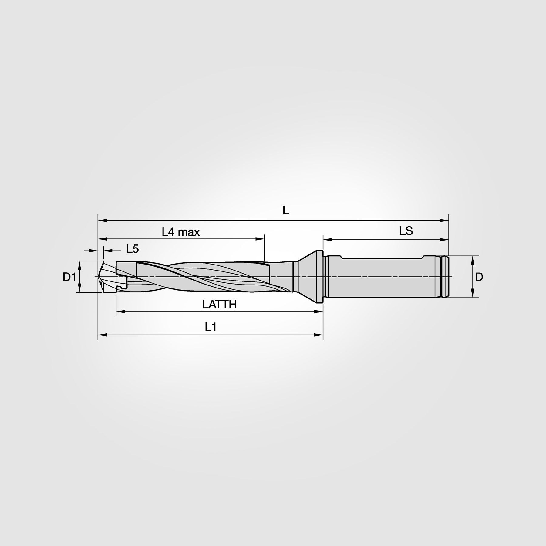 KenTIP™ FS GTP GOtip G-Size 8.500mm 12xD SF Shank 6389585