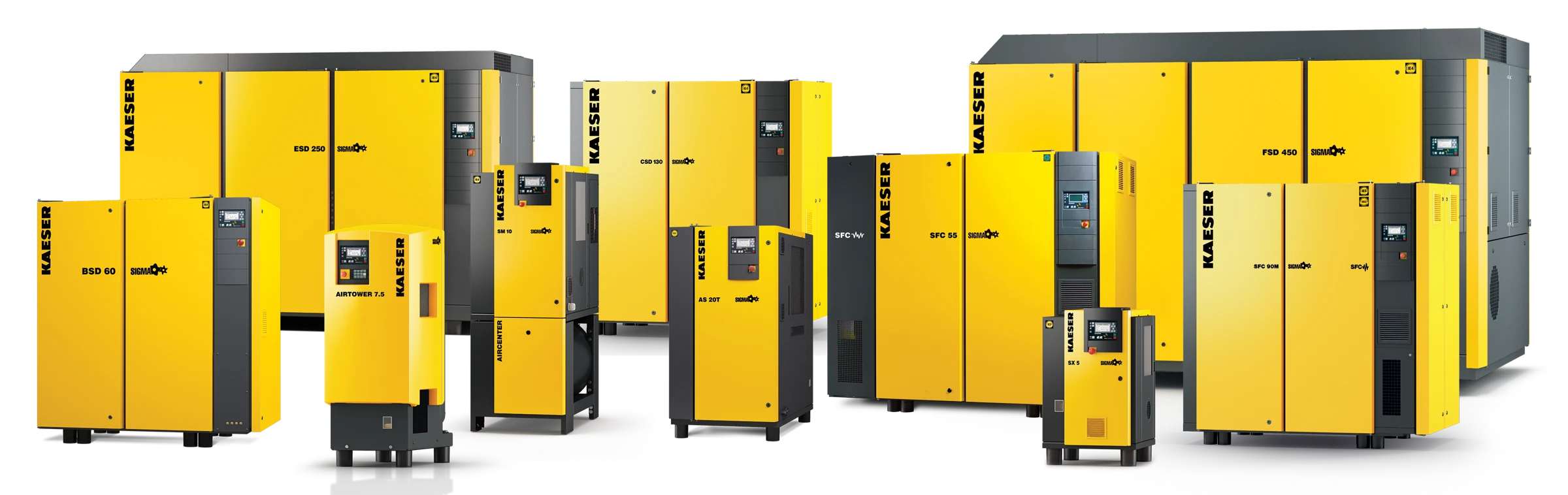 KAESER rotary screw compressor family