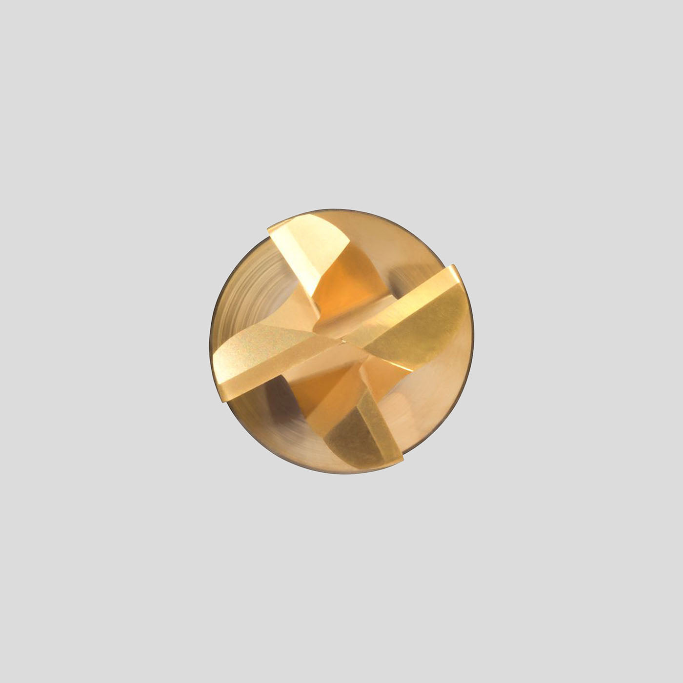 Picture of endmill face.