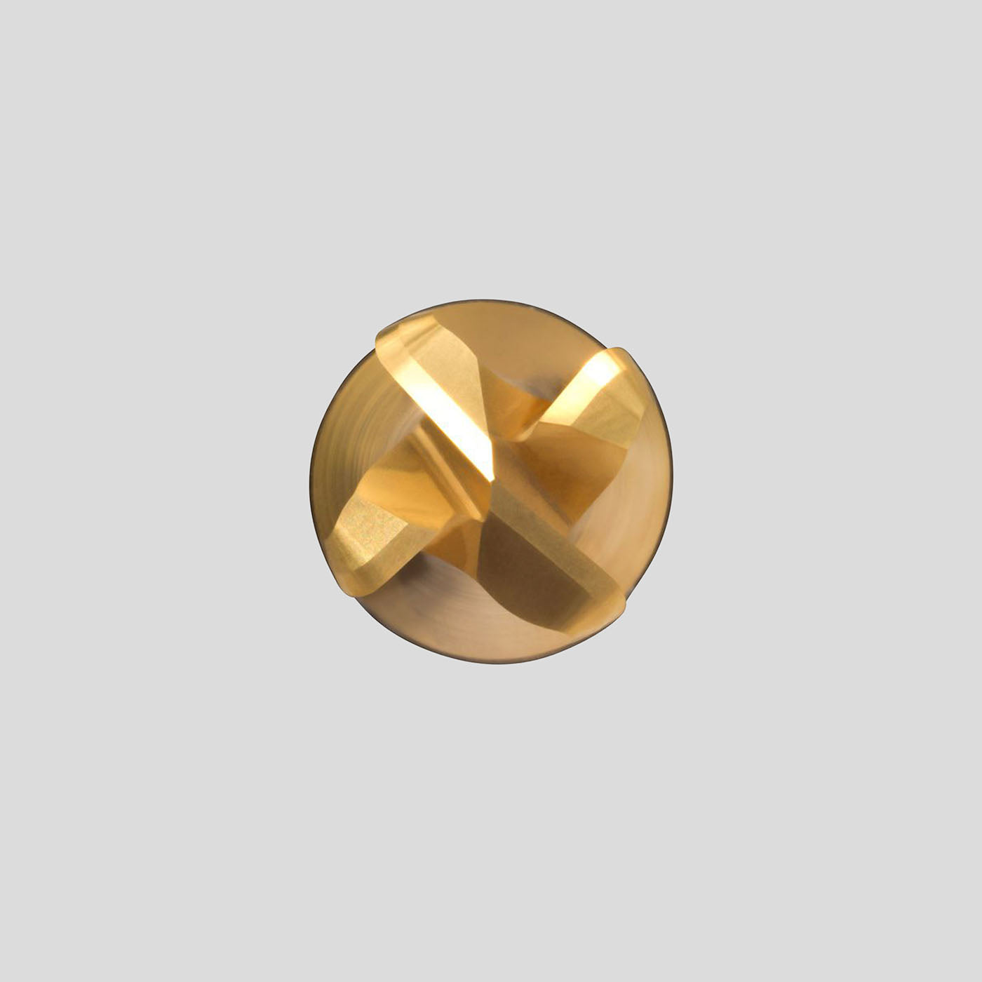 Picture of endmill face.