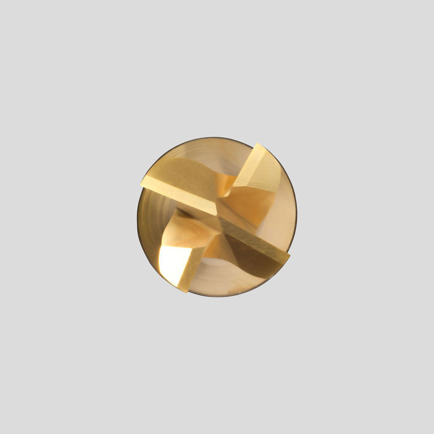 Picture of endmill face.