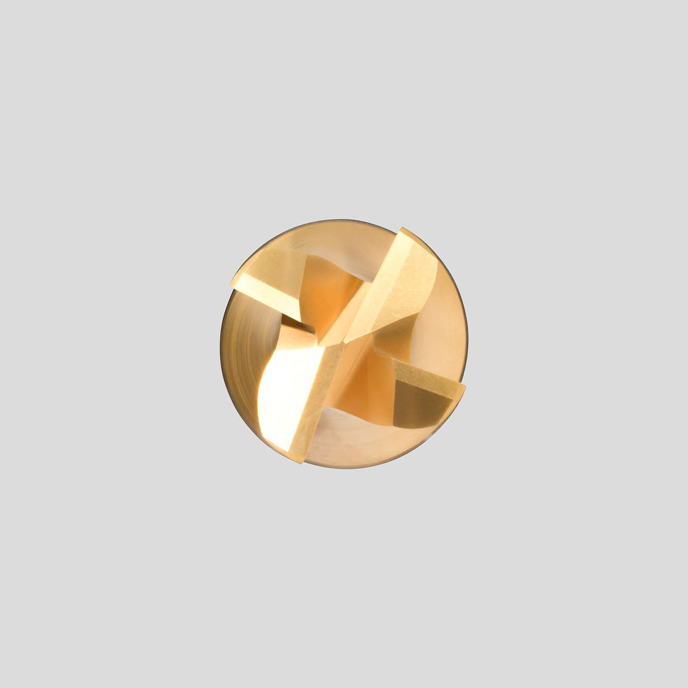 Picture of endmill face.