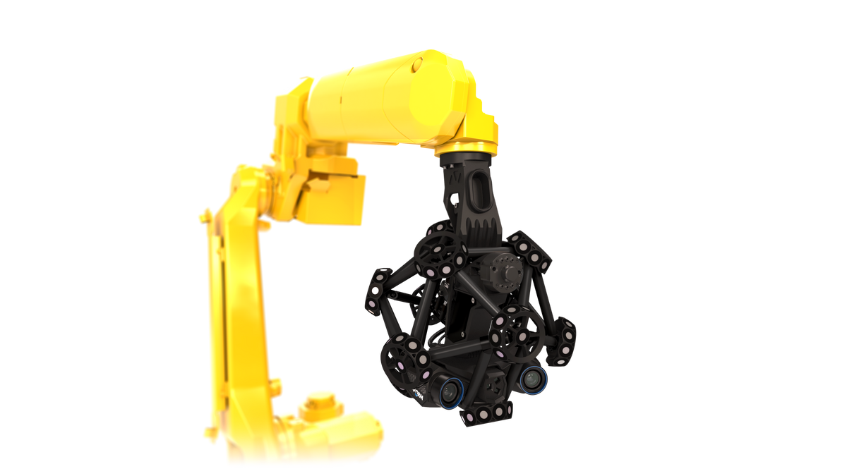 Creaform MetraSCAN-R BLACKª| Elite R-Series | Robotic 3D Scanning System