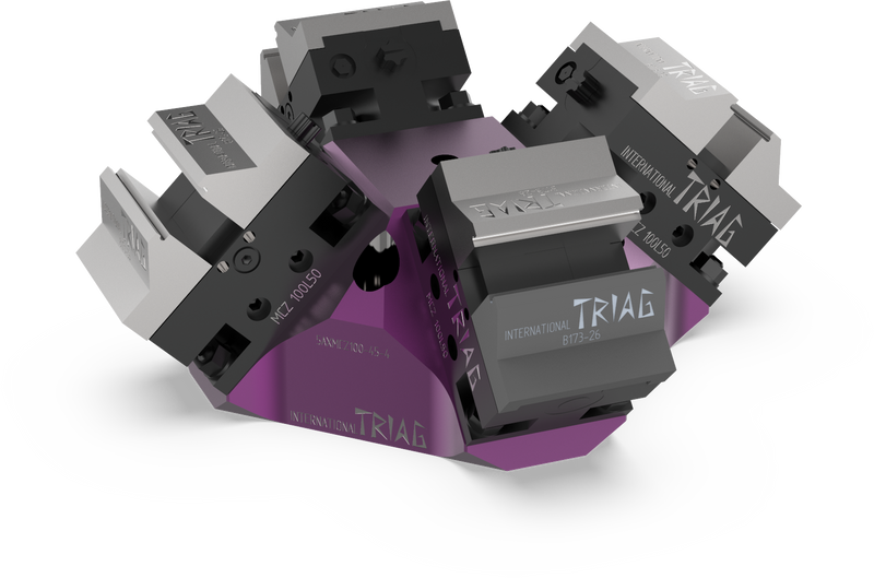 Swiss Modular triCENTRO Sputnik II workholding assembly