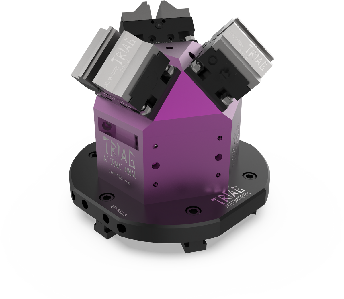 Swiss Modular triCENTRO Sputnik multi-face workholding assembly