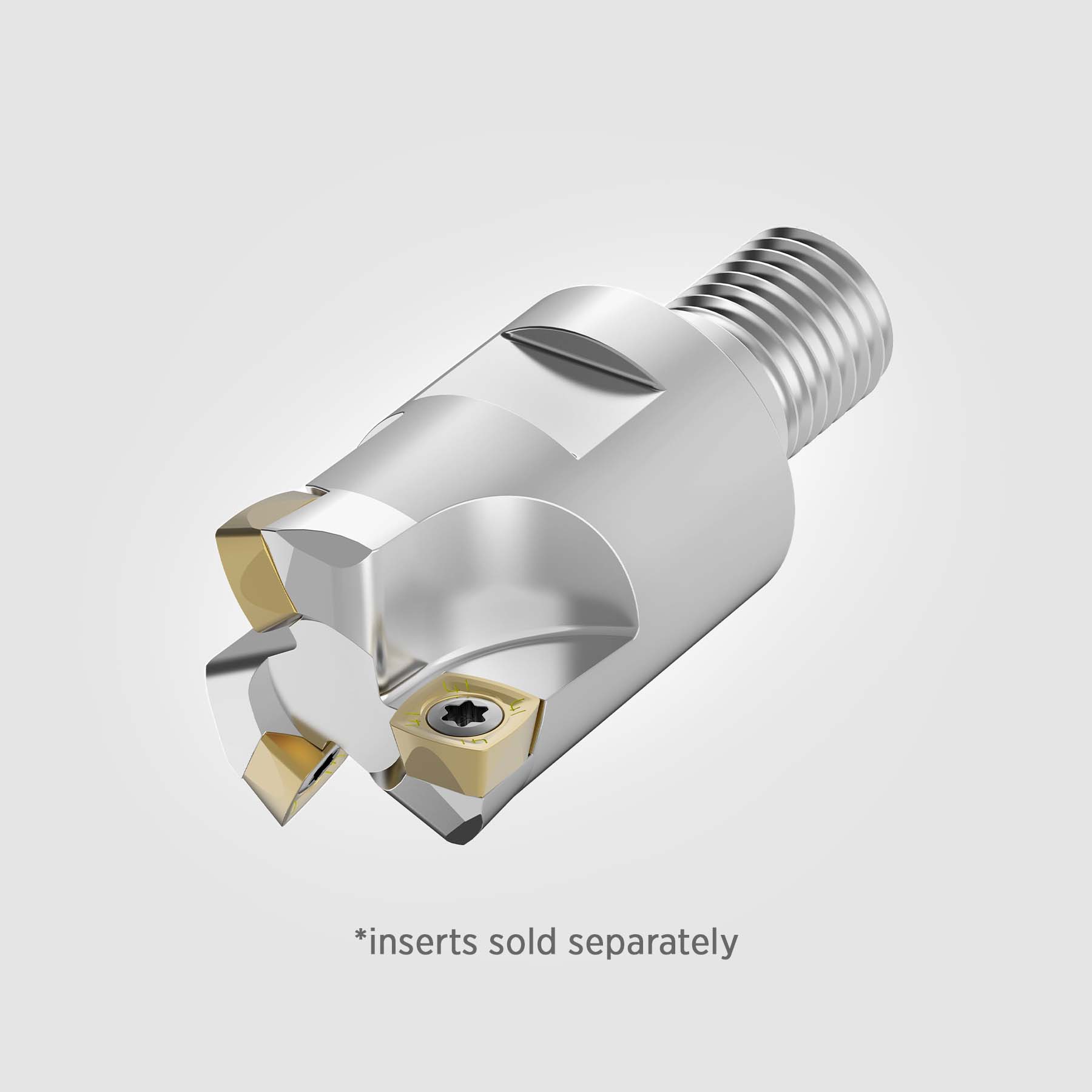 7792VXD-IC09 Screw-On High-Feed End Mill 1.250" Max Cut Dia with 3-Flutes 5660449