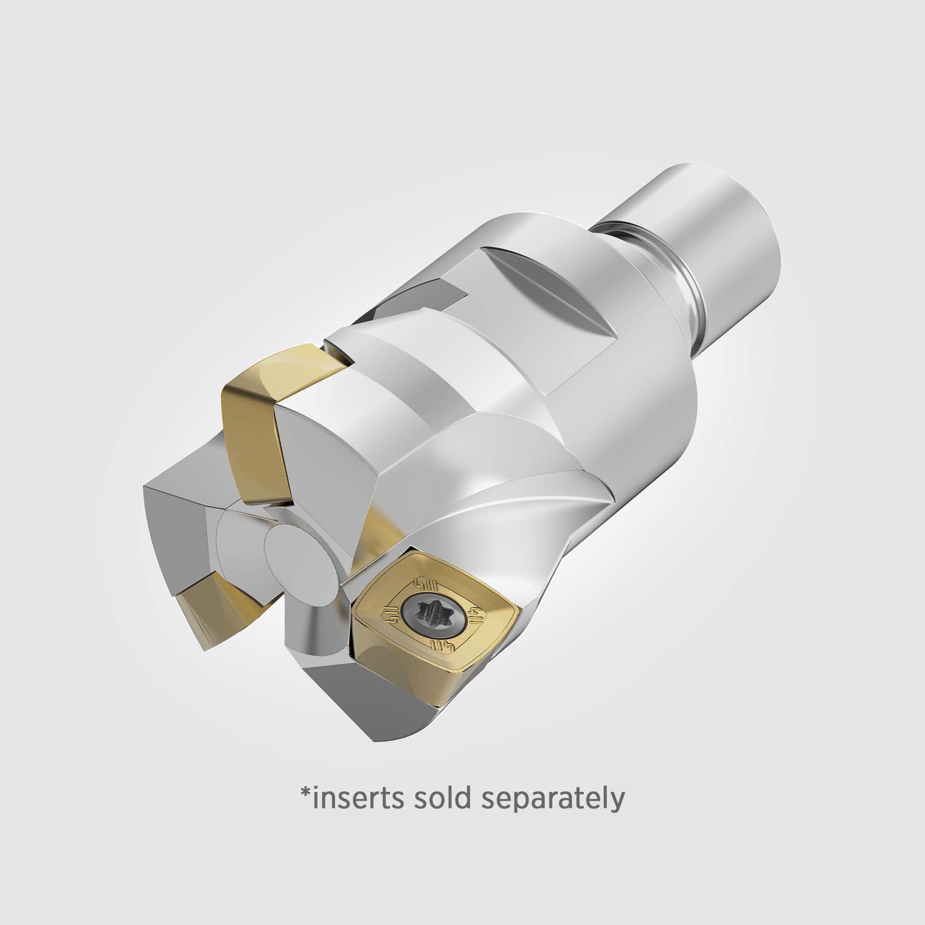 7792VXD-IC12 Screw-On High-Feed End Mill 1.250" Max Cut Dia with 2-Flutes 5659929