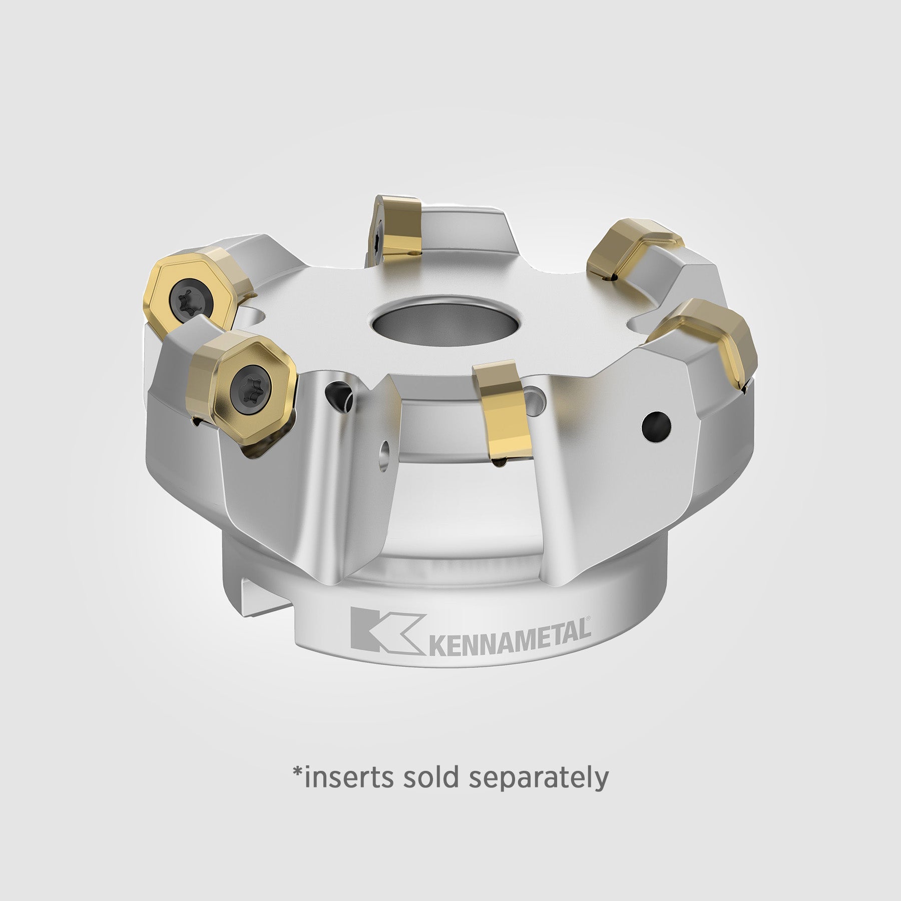 Dodeka Mini 75° High-Feed Shell Mill 2" Dia with 5 Flutes 4136412
