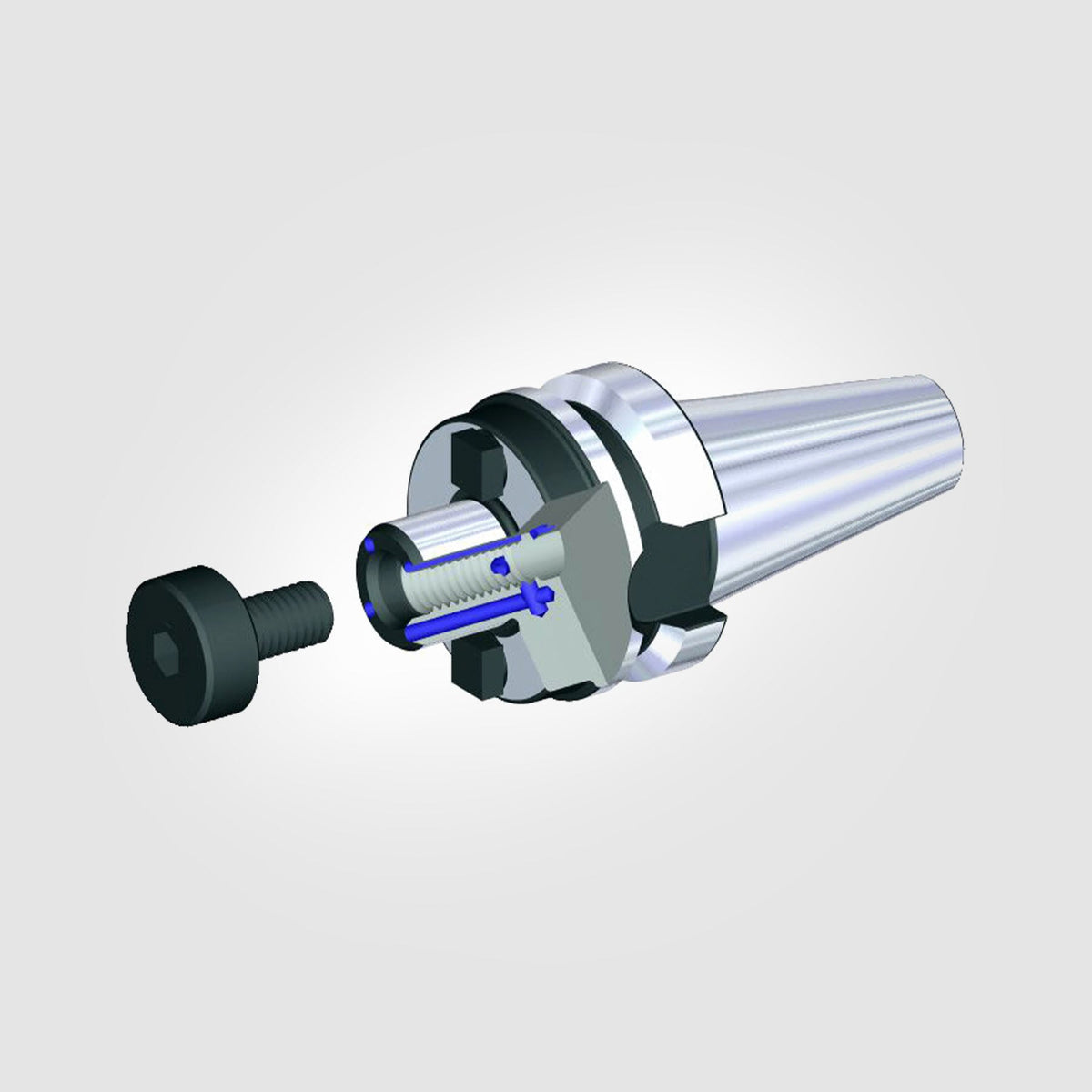 BT30 Shell Mill Adapters with Through Coolant