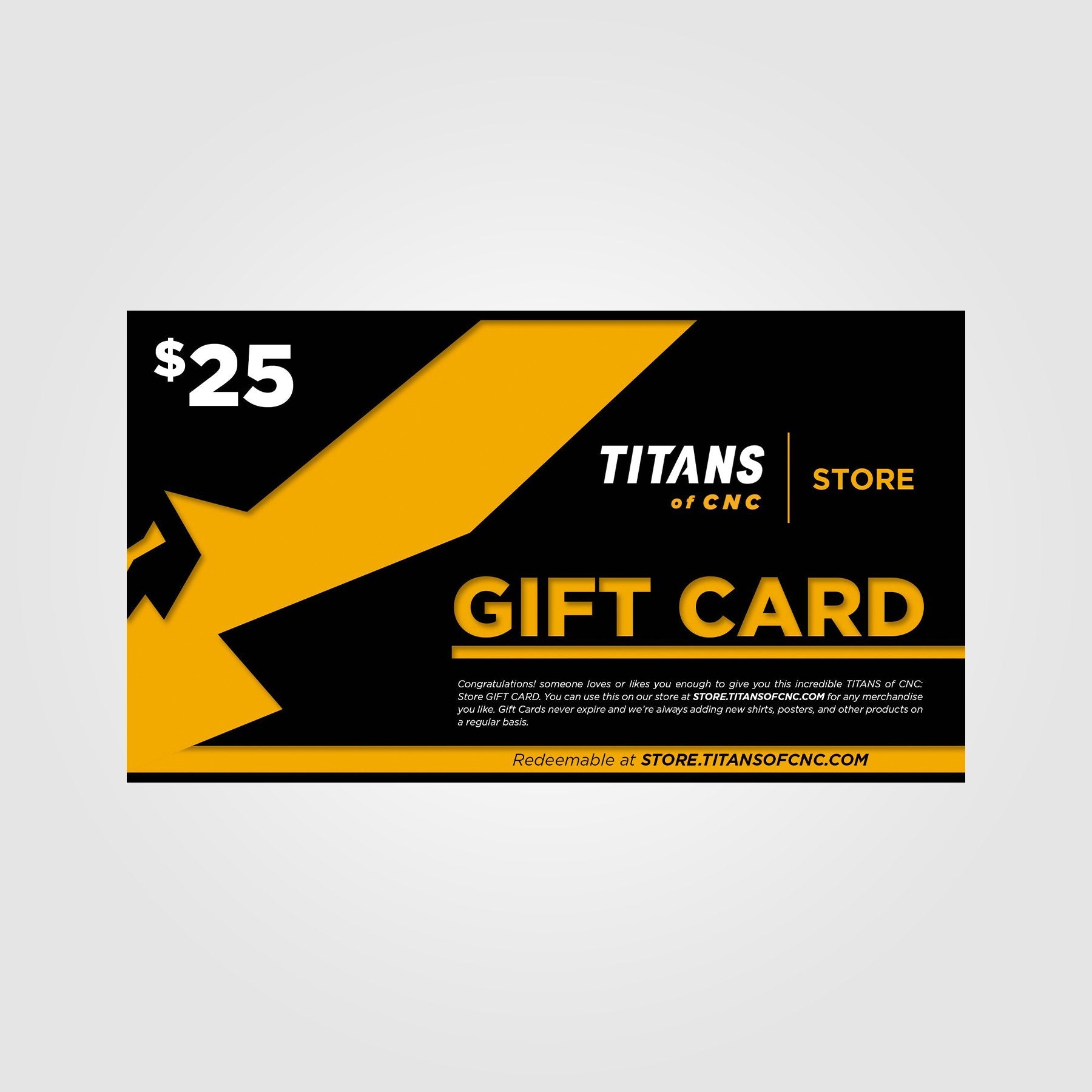 TITANS of CNC Gift Card
